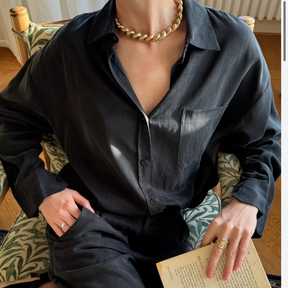 Djerf Avenue On The Go Shirt - Ash